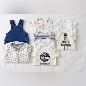 10 Piece Bundle - 0/3 Months Baby Boy Essentials 🩵✨